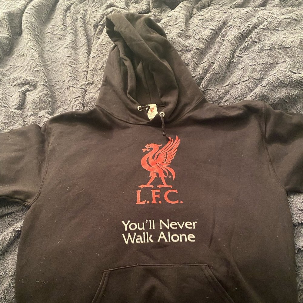 Liverpool FC Black Sweatshirt. Size Medium. Never Worn.